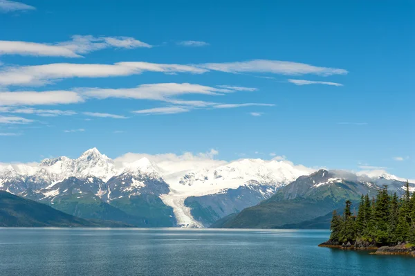 Alaska prince william sound gletsjer weergave — Stockfoto