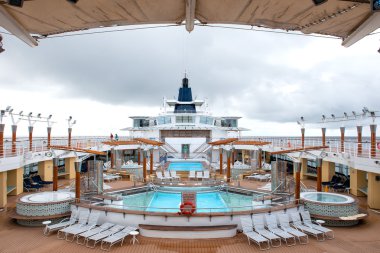 Alaska cruise gemi güverte