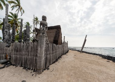 plaj Hawaiian hut