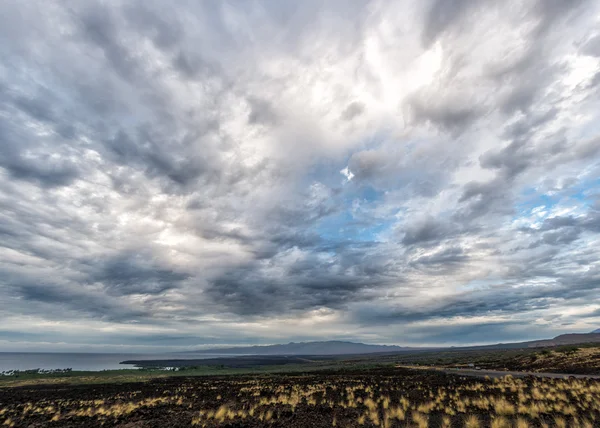 Big Island hawaii lav ve deniz — Stok fotoğraf