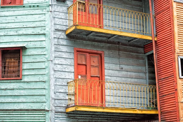 La boca malowany dom w Buenos Aires — Zdjęcie stockowe