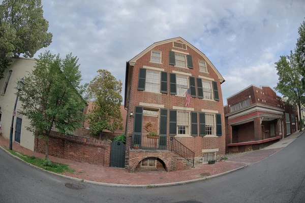 Alexandria virginia vieilles maisons en bois — Photo