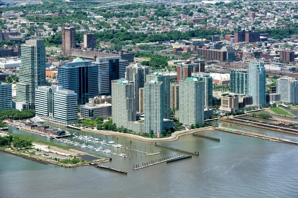 NEW YORK - USA - 13 JUNE 2015 New Jersey manhattan aerial view from freedom tower — Stock fotografie