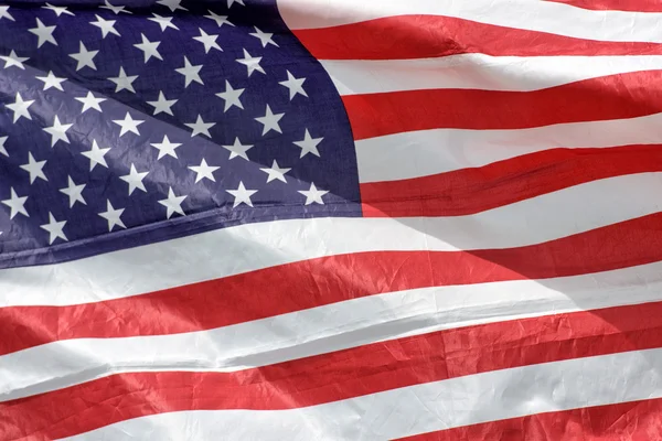 Giant Usa American flag stars and stripes background — Stock Photo, Image