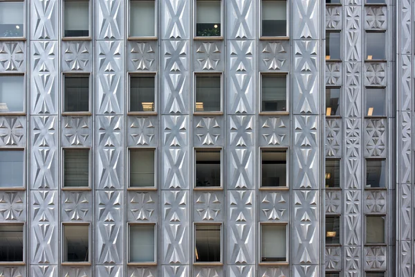 Detalles del rascacielos de hierro y vidrio Manhattan — Foto de Stock