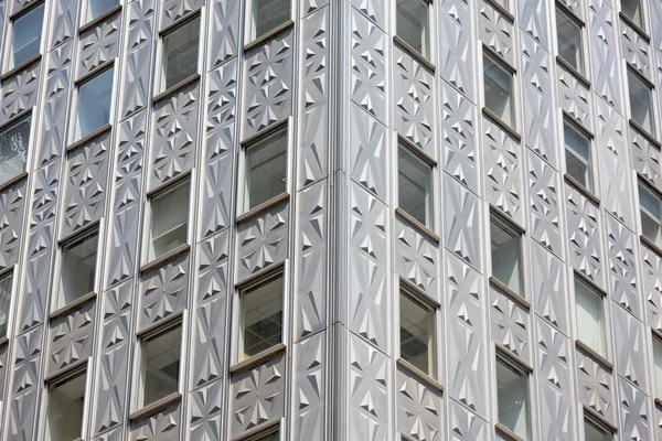 Manhattan vas és üveg felhőkarcoló részletek — Stock Fotó