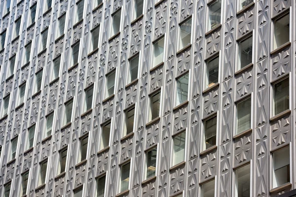 Manhattan iron and glass skyscraper detail — Stock Photo, Image