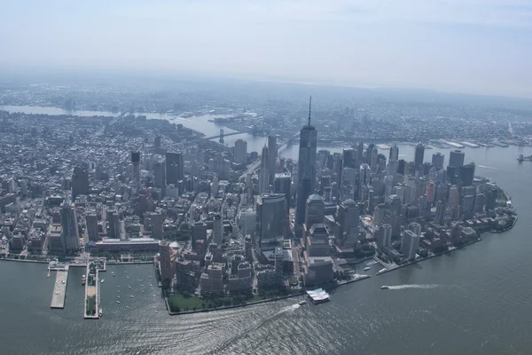 ニューヨーク マンハッタン上空 — ストック写真