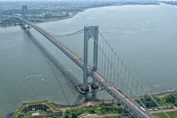 Nova Iorque Manhattan vista aérea — Fotografia de Stock