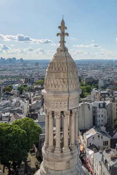 Paris riesige Luftaufnahme vom Berg — Stockfoto