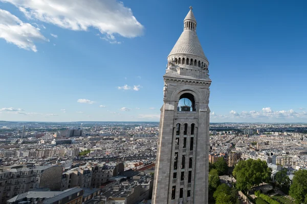 Paris vedere aeriană imensă de la montmatre — Fotografie, imagine de stoc