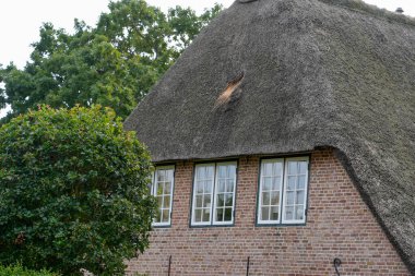 Almanya 'nın Sylt Adası' ndaki Frizyalıların çatı katı.