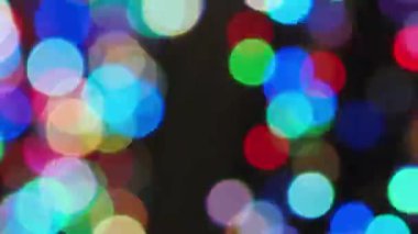 Noel ağacı ışıkları yanıp sönüyor