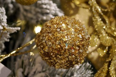 Cam top Renkli Noel ağacı süsleme ayrıntıları