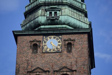 Ünlü Nikolaj Kunsthal Kulesi Kopenhag, Danimarka