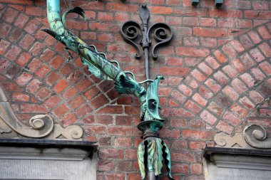 Kraliyet Kopenhag tarihi bina detayları.