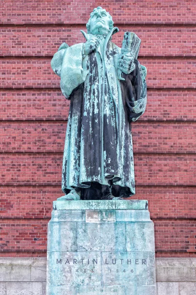 Martin Luther Estátua teólogo alemão — Fotografia de Stock