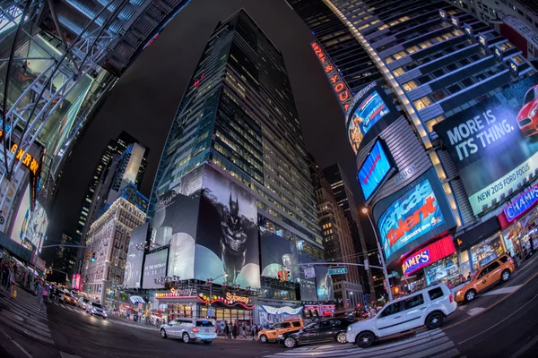 NEW YORK - États-Unis 16 JUIN 2015 times square moving people — Photo