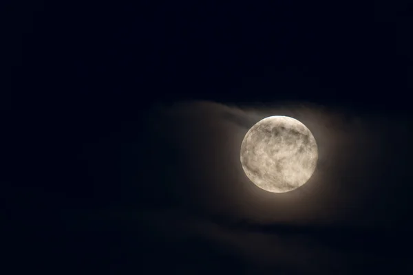 Full Moon on the black — Stock Photo, Image