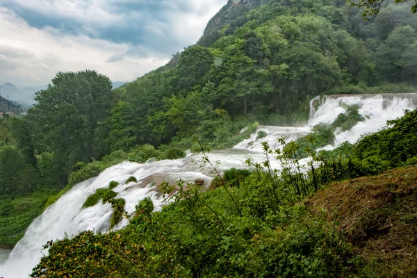 Delle marmore fall in Umbria — Stock Photo, Image