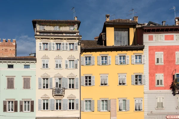 Cúpula de Trento vista principal praça — Fotografia de Stock