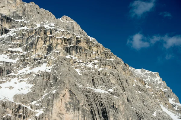 Dolomites montagne neige paysage en hiver — Photo