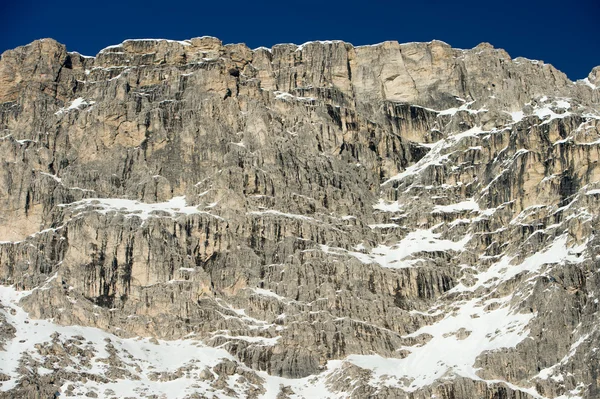 Dolomites mountain snow landscape in winter — Stock Photo, Image