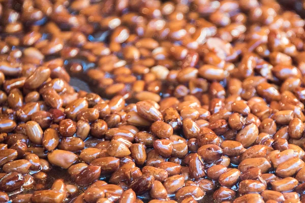 Hazelnuts brittle close up detail — Stock Photo, Image