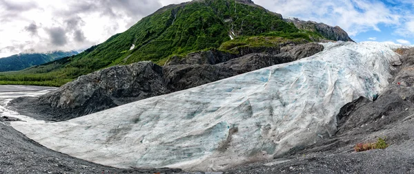 アラスカのメンデン ホール氷河眺望景観 — ストック写真