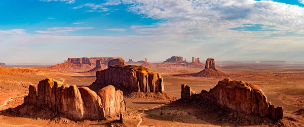 Monument Valley aerial sky view — Stock Photo, Image