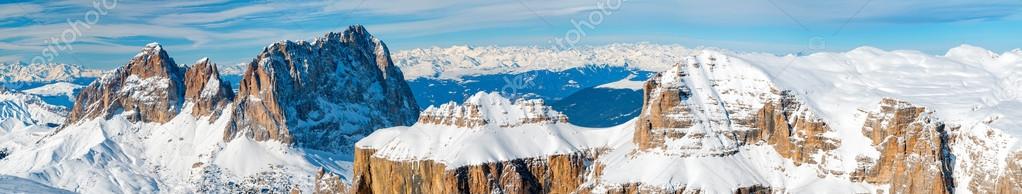 pordoi italian dolomites panorama landscape 