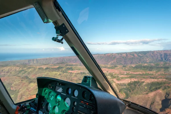 Kauai ακτή napali αεροφωτογραφία — Stock fotografie