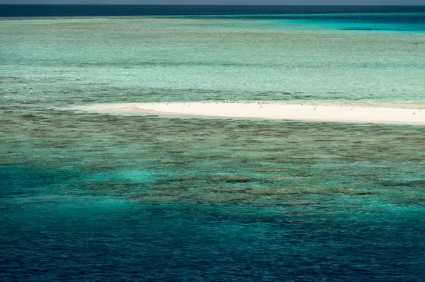 Maldives tropical paradise beach landscape — Stok Foto