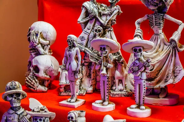 Traditional Mexican Ornamental Figurines Toys Home Decorations Etc Displayed Sale — Stock Photo, Image