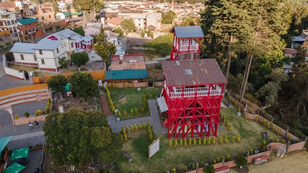 Antiguas Casas Calles Del Mágico Pueblo Oro Estado México Los —  Fotos de Stock