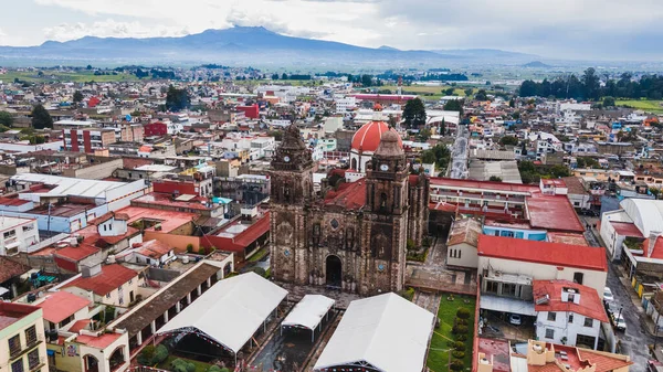 Iglesia Principal Municipio Santiago Tianguistenco Estado México Distinguen Las Casas —  Fotos de Stock