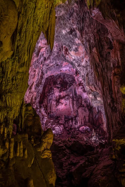 Grutas Estrella Tonatico Mexico Zijn Stalactieten Stalagmieten Gevormd Door Afspoeling — Stockfoto