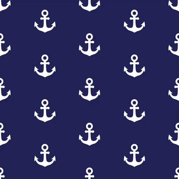 Vector anchor seamless pattern — Stock Vector