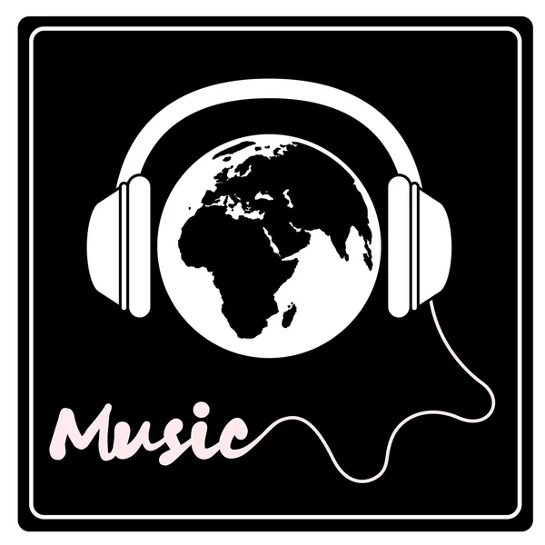 World music. Vector — Stock Vector