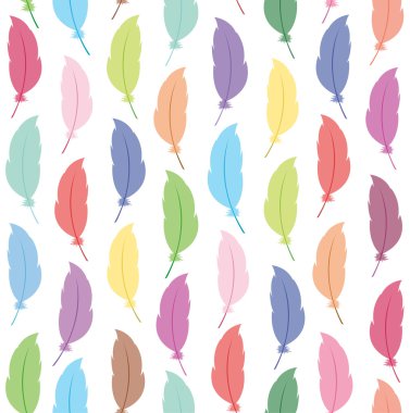 Arka plan tüyleri ile