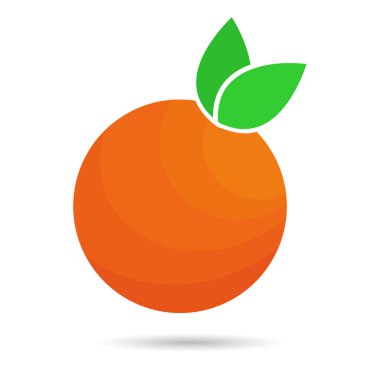 Vektör narenciye simgesi