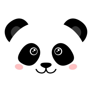 Sevimli panda yüz