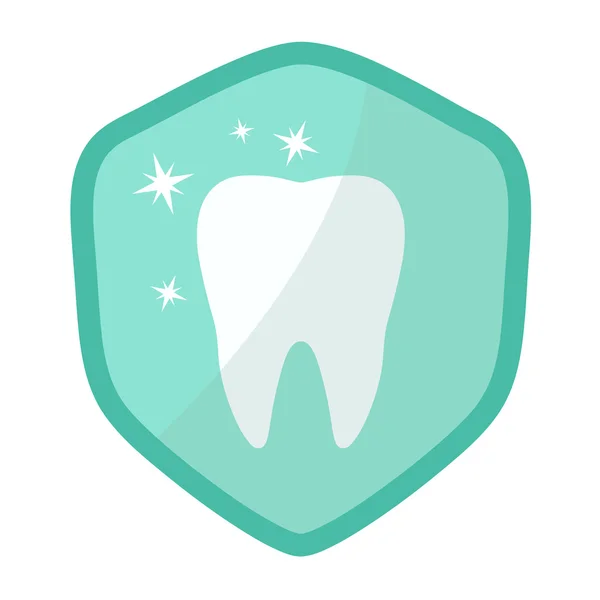 Vektör simge diş beyazlatma.