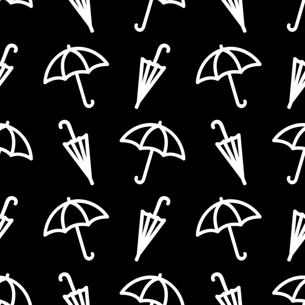 Umbrella seamless wallpaper — Stock Vector