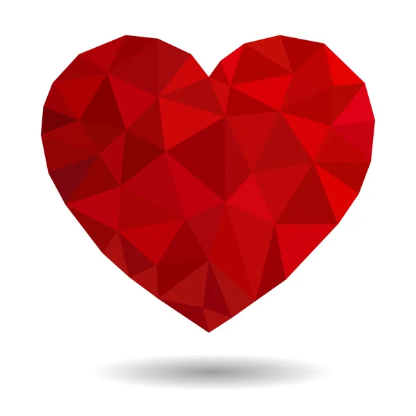 Çokgen kalp. Simge