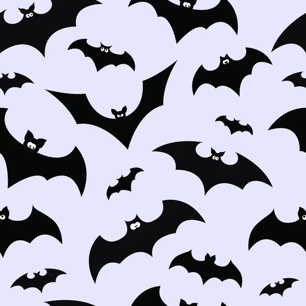 Wallpaper with bats — Stock Vector