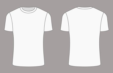 Karikatür T-shirt. Vektör