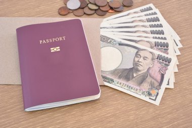 Passport ile Japon banknotlar
