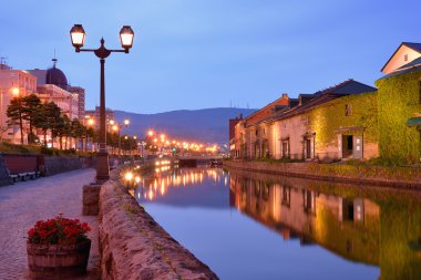 Historic Otaru Canal adlı gece çekimi
