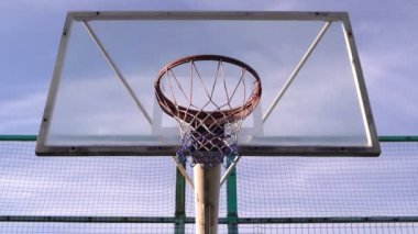 Top doğrudan basketbol potasına gidiyor. Basketbol arka tahtası sekmesi